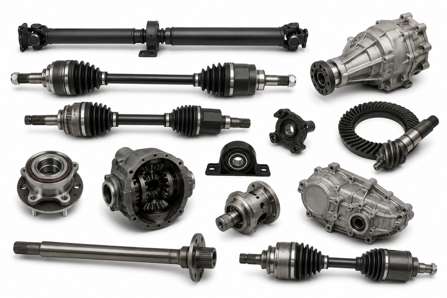 Drivetrain, Axles & Shafts
