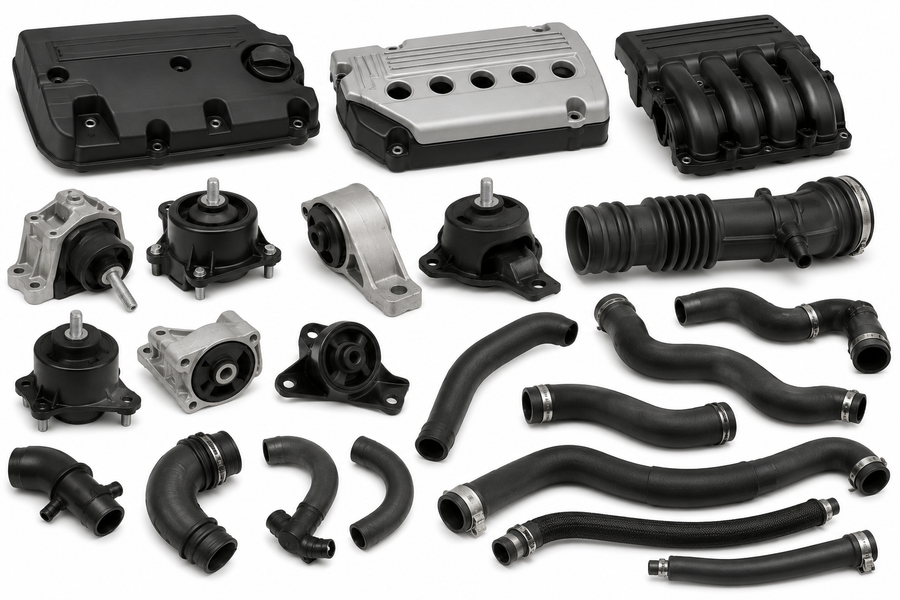 Engine Covers, Mounts & Hoses