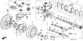 Honda New 1997 Fits Honda Accord Caliper Sub-Assembly, Part # 43019-SY8-A02