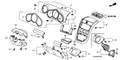 Honda New 2007-2008 Fits Honda Element Panel Assy., Middle Instrument driver * YR233L (TITANIUM), Part # 77106-SCV-A02ZD