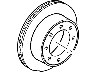 Ford New 2005-2007 Fits Ford E-250 / E-350/E-350 Super Duty Rotor Assy, Part # YC2Z1V125CB