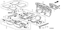 Honda New 2008-2012 Fits Honda Accord Carpet As*NH167L*, Part # 83301-TE0-A03ZA