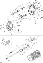 Fits 2005-2007 Ski-Doo Mach Z 1000 SDI / Mach Z 1000 SDI Adrenaline & X Models Carriage Bolt M10, OEM Part # 250000164