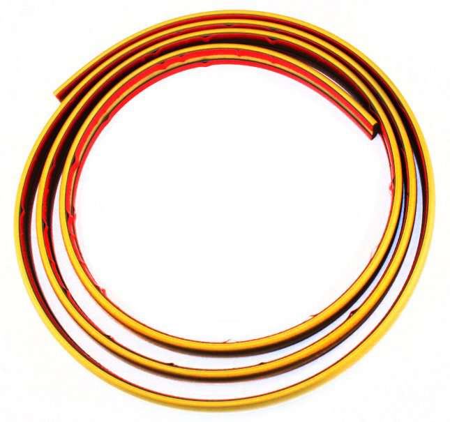 1993-1995 Fits Jeep Grand Cherokee Gold Nerf Strip Front Fascia, OEM Part # 5DL70MY2