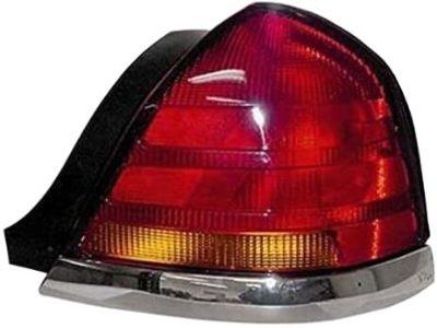 New 2003 Fits Ford Crown Victoria Lamp Assy - Rear, Stop and Flasher Base No. 13404 Position Passenger Side, Part # 3W7Z13404CA
