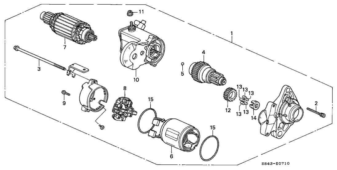 Honda New 1998-2002 Fits Honda Accord Clutch, Overrunning, Part # 31204-PAA-A01