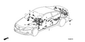 Honda New 2010 Fits Honda Accord Instrument Wire Harness, Part # 32117-TE0-A21
