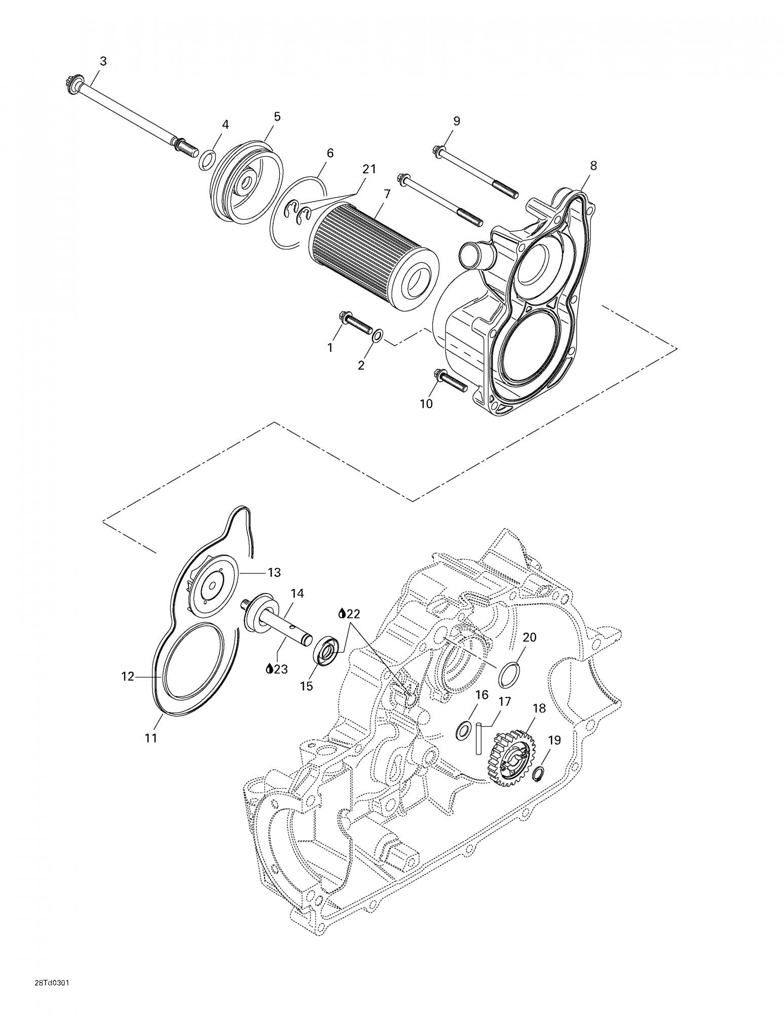 Fits 2002-2005 Can-Am Quest / Quest 500 Models Retaining Ring, OEM Part # 420845240
