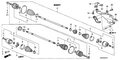 Honda New 2003-2007 Fits Honda Accord Dynamic Damper, Part # 44351-SDA-A01