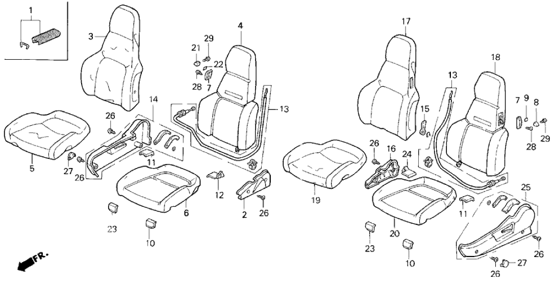 Honda New 1994-1998 Fits Honda Odyssey Knob, R. Walk-In *NH178L* (EXCEL CHARCOAL), Part # 81162-SG0-A01ZQ