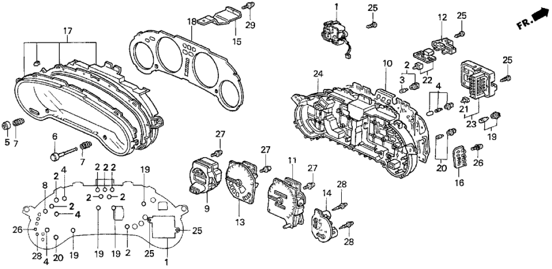 Honda New 1993-1998 Fits Honda Del Sol Screw, Part # 90137-SR3-004