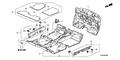 Honda New 2009-2011 Fits Honda Civic Carpet, Floor *NH598L* (ATLAS GRAY), Part # 83301-SVA-A51ZB