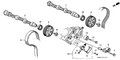 New 1998-2002 Fits Honda Accord Pulley, Rear Timing Belt Driven, Part # 14270-P8A-A01