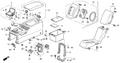 Honda New 1994-1996 Fits Honda Prelude Guide, Select Lever Cover, Part # 83404-SS0-J00