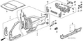 Honda New 1996 Fits Honda Civic Right Front Panel Set (Outer), Part # 04635-S02-A00ZZ