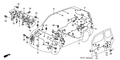 Honda New 2004 Fits Honda Element Instrument Wire Harness, Part # 32117-SCV-A31