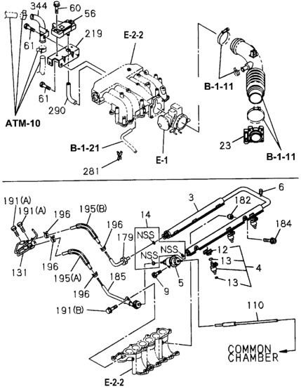 Honda New 1994-1997 Fits Honda Passport Sensor M.A.P., Part # 81256-92400