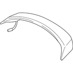New 2009-2010 Fits Acura TSX Wing Spoiler Buran Silver Metallic, Part # 08F13-TL2-250