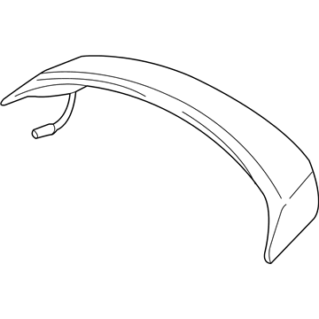 New 2009-2010 Fits Acura TSX Wing Spoiler Buran Silver Metallic, Part # 08F13-TL2-250