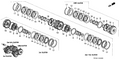 Honda New 1996-2000 Fits Honda Civic Guide, Third Clutch, Part # 22651-P4R-003