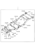Honda New 2000-2002 Fits Honda Passport Member Cross End, Part # 89723-23302