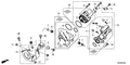 Honda New 2013-2014 Fits Honda Fit EV Cylinder Set, Tandem Motor, Part # 57306-TX9-A03