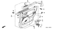 Honda New 2005-2006 Fits Honda CR-V Lining, L. RR. Door (Typef) (LEA)(Ivory), Part # 83783-SCA-A43ZF
