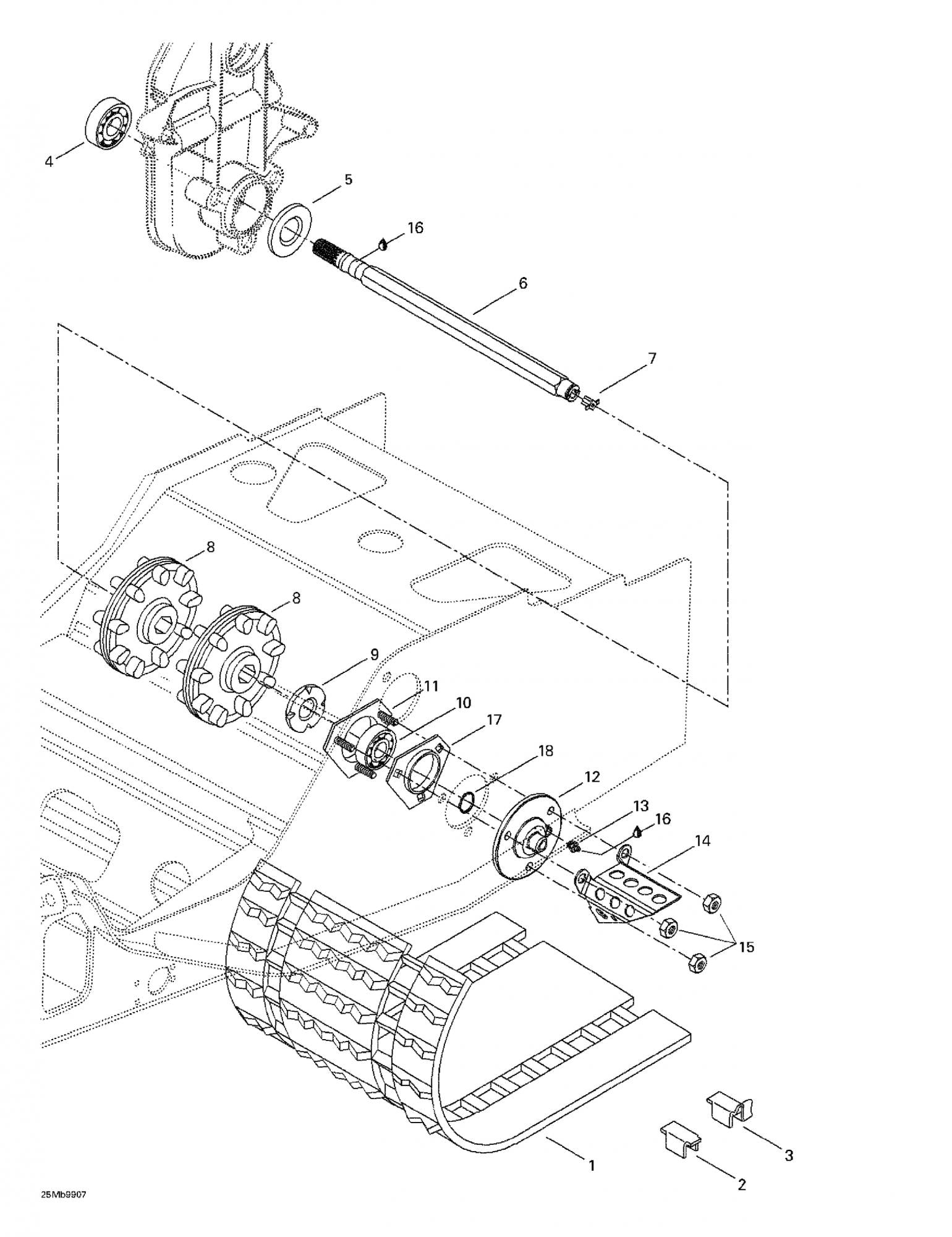 Fits 1998-2007 Ski-Doo Formula 500 LC / Formula Deluxe 380 F Models Cable Protector, OEM Part # 517290100
