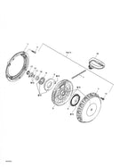 Fits 2001-2007 Ski-Doo Formula Deluxe 500/600/700 / Grand Touring 500/600/700 Models Rope Sheave Suv 600, OEM Part # 420852286