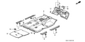 Honda New 1990-1991 Fits Honda Accord Garnish, R. FR. Side *YR129L* (URBAN BROWN), Part # 84201-SM4-000ZC