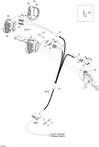 Fits 2003-2005 Ski-Doo Grand Touring 500/600/700 / Grand Touring V-1000 Models Steering Pad Sport / Sport Gt, OEM Part # 506151597