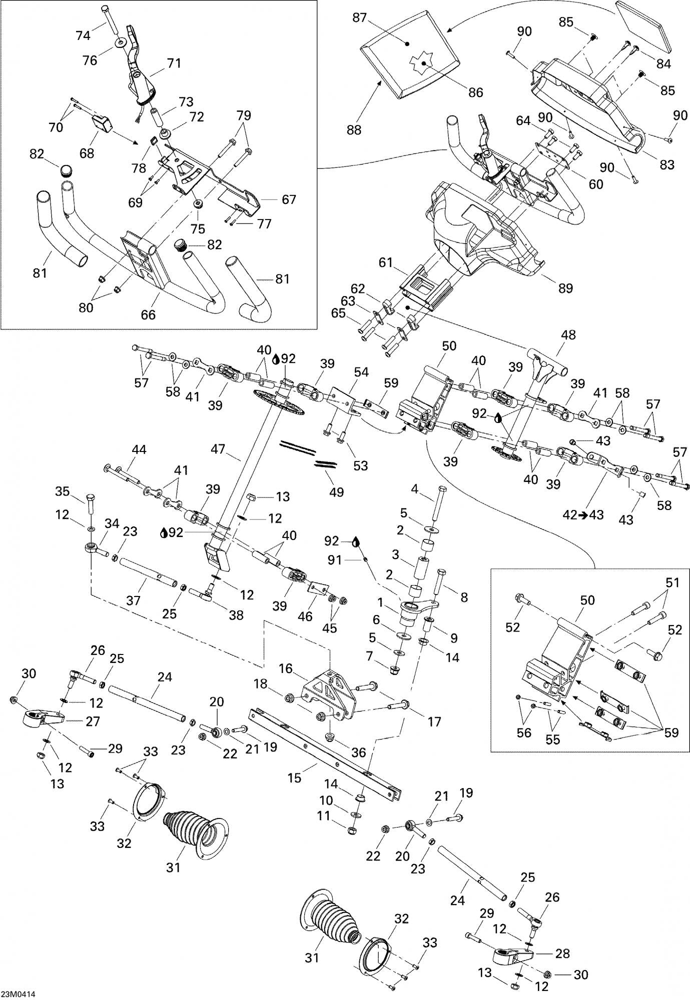 Fits 2004 Ski-Doo Elite 1500 1st Edition / Elite 1500 2nd Edition Socket Head Screw M8 X 35, OEM Part # 205483546
