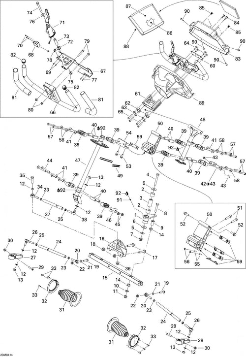 Fits 1997-2007 Ski-Doo Elite 1500 1st Edition / Elite 1500 2nd Edition Models Phillips Screw, OEM Part # 250000022