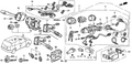 Honda New 1995-1996 Fits Honda Odyssey Wire Assy., Combination Switch, Part # 35254-SX0-A01