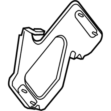 Ford New 2008-2011 Fits Ford F-250 Super Duty / F-350 Super Duty / F-450 Super Duty Bracket - Radio Mounting - Front Position Front, Part # 7C3Z18888A