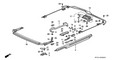 Honda New 1994-1997 Fits Honda Accord Shaft, Lift-Up Link, Part # 70384-SV4-J01