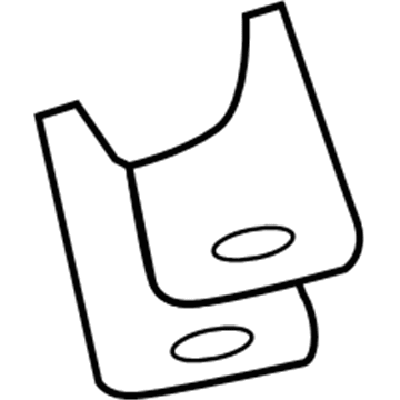 Ford New 2008-2010 Fits Ford Explorer Sport Trac Kit - Mudflap Position Driver Side, Part # 8A2Z16A550AB