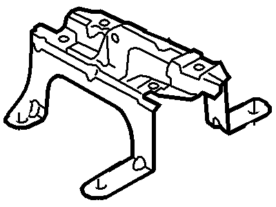 Ford New 2003-2010 Fits Ford / Lincoln / Mercury Explorer / Aviator / Mountaineer Bracket - Console Base No., Part # 2C5Z78045B32AA