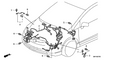 Honda New 2009-2011 Fits Honda Civic Engine Room Wire Harness, Part # 32200-SNF-A03