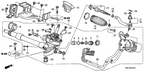 New 2006-2011 Fits Honda Civic Bracket B, Steering Rack (EPS), Part # 53438-SNC-A01