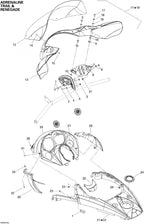 Fits 2002-2005 Ski-Doo MX Z 380F / MX Z 500SS Trail & Adrenaline Models Cap, OEM Part # 517302806