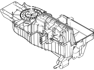 Ford New 2009 Fits Ford Flex Ac & Heater Assembly Base No. 19850, Part # AG1Z19850C