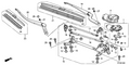 Honda New 2008-2012 Fits Honda Accord Front Wiper Link, Part # 76530-TE0-A01
