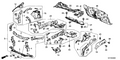 Honda New 2011-2016 Fits Honda CR-Z Left Front Side Frame, Part # 60910-SZT-A00ZZ
