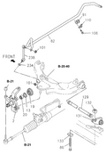Honda New 1996-2001 Fits Honda Passport Knuckle, Left Front Axle, Part # 89710-44440