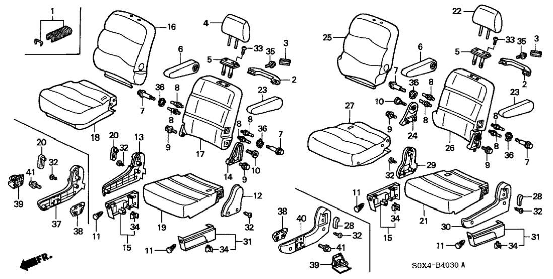 Honda New 2002-2004 Fits Honda Odyssey Cover, Driver Side Middle Seat Cushion Trim (Dark Mild Beige), Part # 81731-S0X-A33ZD