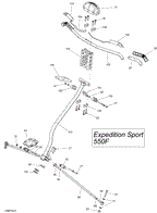Ski-Doo - OEM schematic diagram - Part # 2572-506152579 - 07- Steering | 07- Steering _23M1421 - Ref # 134, 3