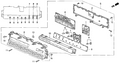 Honda New 1992-1996 Fits Honda Prelude Cover, Part # 78116-SS0-A01