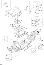 Fits 1999-2007 Ski-Doo Expedition 4-TEC / Skandic 500/600 Models Screw M4 X 16, OEM Part # 40144