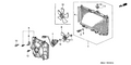 Honda New 1998-2002 Fits Honda Accord Shroud (Valeo), Part # 19015-PAA-A02